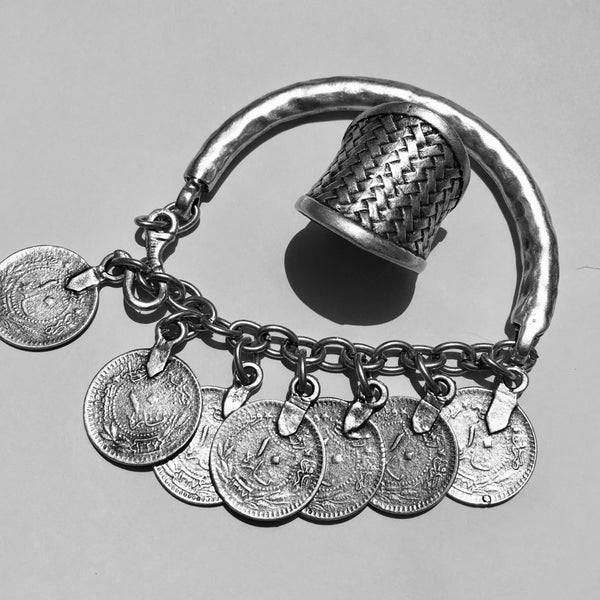 BANDE DE VAGABONDS WOVEN PATTERN RING