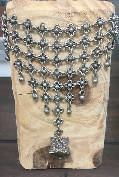 BDV Hand Harness  -  Ring + Bracelet Chain-mail hand piece