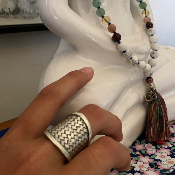 BANDE DE VAGABONDS WOVEN PATTERN RING