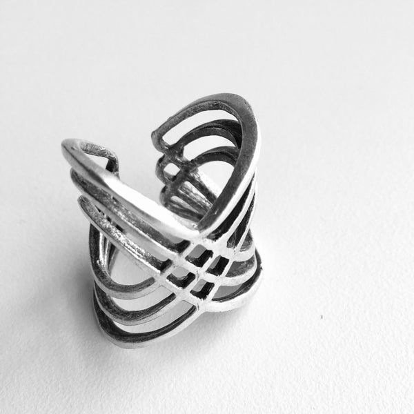 MULTI CRISS CROSS TURKISH METAL RING