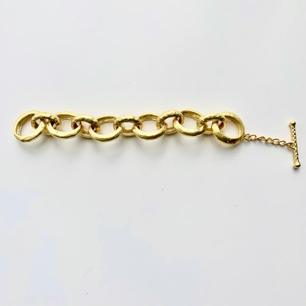 TURKISH BRASS CHAIN LINK BRACELET