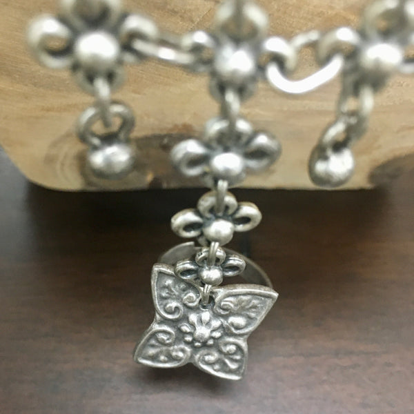 BDV Hand Harness  -  Ring + Bracelet Chain-mail hand piece