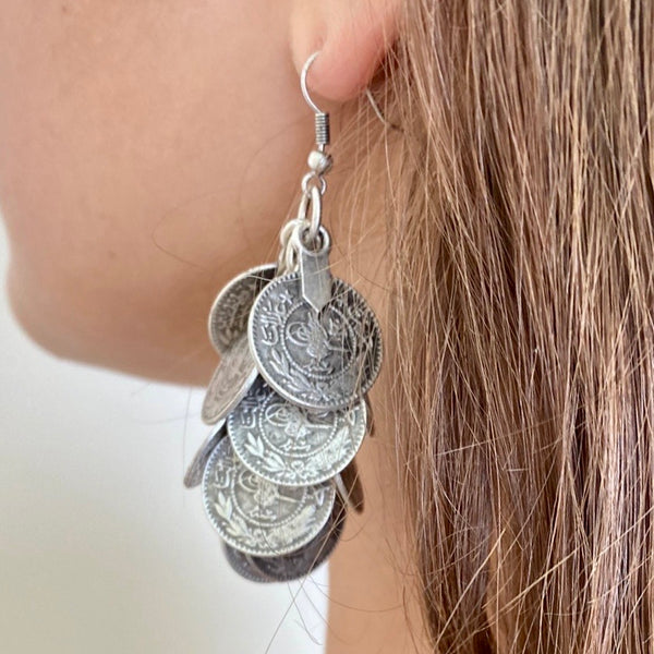 Bande de Vagabonds Turkish Multi-coin drop earrings