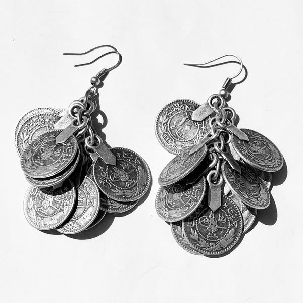 Bande de Vagabonds Turkish Multi-coin drop earrings